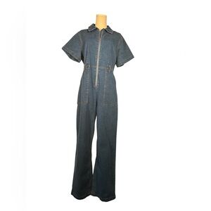Velvet‎ Heart Blue Denim Jumpsuit